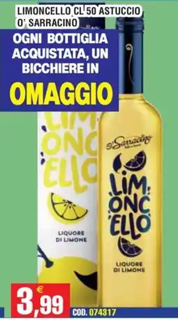 Immenso Cash Limoncello O' Sarracino offerta