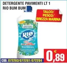 Immenso Cash Detergente pavimenti Rio offerta