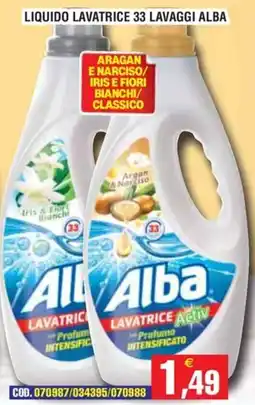 Immenso Cash Liquido lavatrice Alba offerta