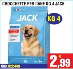 Immenso Cash Crocchette per cane Jack offerta