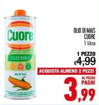 Olio di mais Cuore