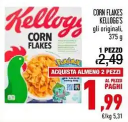 Spesa Facile Conad Corn Flakes Kellogg's offerta