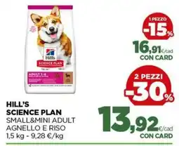 L´Isola dei Tesori Hill's Science Plan Small&Mini Adult Agnello e Riso offerta
