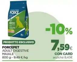 L´Isola dei Tesori Forcepet adult digestive maiale offerta