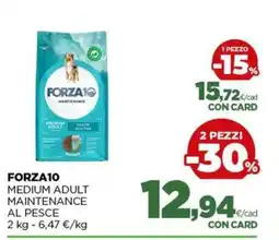 L´Isola dei Tesori Forza10 medium adult maintenance al pesce offerta
