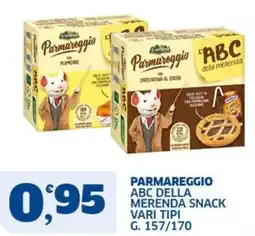 Ok Sigma Parmareggio ABC della merenda snack offerta