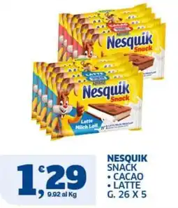 Ok Sigma Nesquik Snack offerta