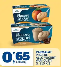 Ok Sigma Parmalat Piacere allo Yogurt offerta