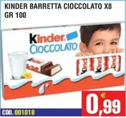 Immenso Cash Kinder Cioccolato offerta