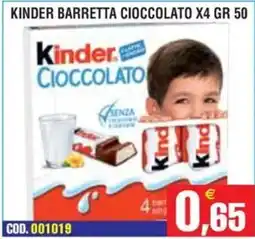 Immenso Cash Kinder Cioccolato offerta