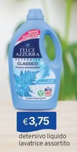 Sirene Blu Felce Azzurra detergente lavatrice classico offerta