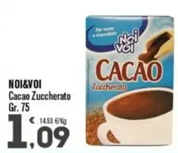 Punto é market Noi&Voi Cacao Zuccherato offerta