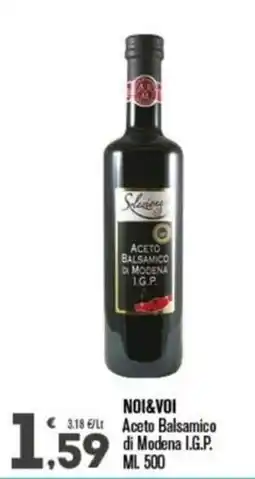 Punto é market NOI&VOI Aceto Balsamico di Modena I.G.P. offerta
