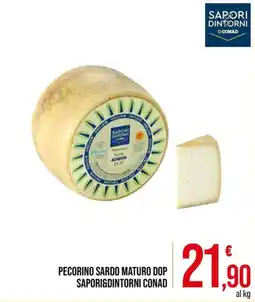 Spesa Facile Conad Pecorino Sardo Maturo DOP Saporidintorni Conad offerta
