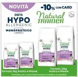 L´Isola dei Tesori Natural Trainer Dieta Hypo Allergenico Monoproteico Animale offerta