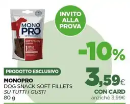 L´Isola dei Tesori Monopro dog snack soft fillets offerta