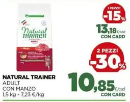 L´Isola dei Tesori Natural Trainer Adult con Manzo offerta