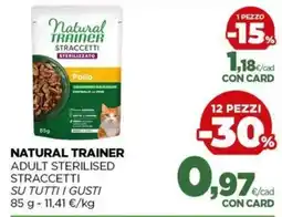 L´Isola dei Tesori Natural Trainer Adult Sterilised Straccetti offerta