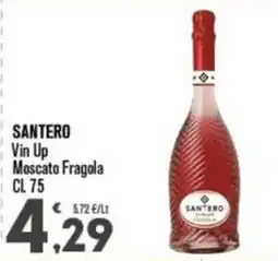 Punto é market Santero Vin Up Moscato Fragola offerta