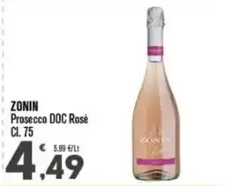 Punto é market Zonin Prosecco DOC Rosè offerta