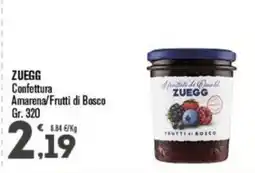 Punto é market Confettura Amarena/Frutti di Bosco ZUEGG offerta