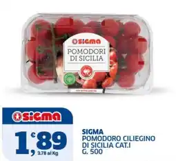 Ok Sigma Sigma pomodoro ciliegino di Sicilia offerta