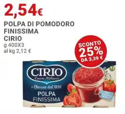 Doro Daily Polpa di pomodoro finissima Cirio offerta