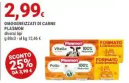 Doro Daily Omogeneizzati di carne Plasmon offerta