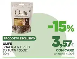 L´Isola dei Tesori Olife snack air dried offerta