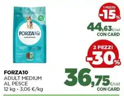 L´Isola dei Tesori Forza10 adult medium al pesce offerta
