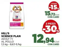 L´Isola dei Tesori Hill's Science Plan Adult 7+ al pollo offerta