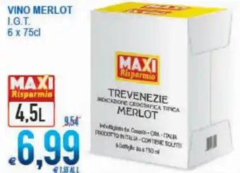 MD Discount Vino Merlot I.G.T. 6 x 75cl offerta