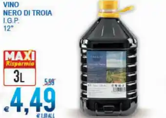 MD Discount Vino Nero Di Troia I.G.P. 3L offerta