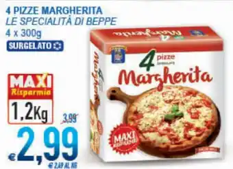 MD Discount 4 Pizze Margherita 4 x 300g offerta
