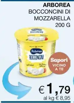 Coop ARBOREA BOCCONCINI DI MOZZARELLA 200 G offerta