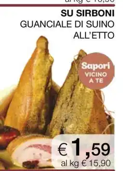 Coop SU SIRBONI GUANCIALE DI SUINO ALL’ETTO offerta