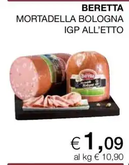 Coop BERETTA MORTADELLA BOLOGNA IGP ALL’ETTO offerta