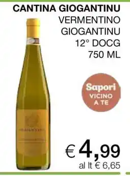 Coop CANTINA GIOGANTINU offerta