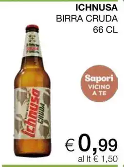 Coop ICHNUSA BIRRA CRUDA 66 CL offerta