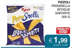 Coop PIZZOLI PATASNELLA SFOGLIE SAPORITE 500 G offerta