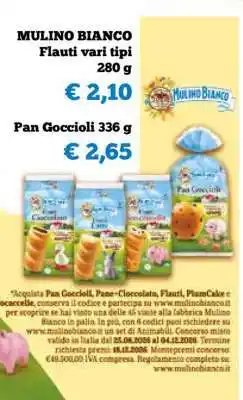 Coop Mulino Bianco Flauti Vari Tipi offerta