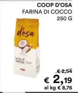 Coop COOP D’OSA FARINA DI COCCO offerta