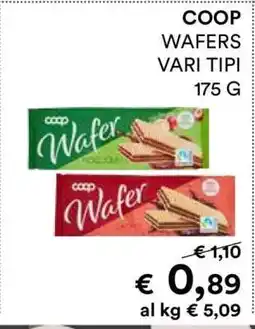 Coop COOP WAFERS VARI TIPI offerta