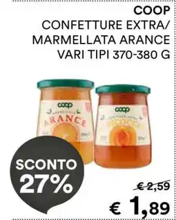 Coop COOP CONFETTURE EXTRA/MARMELLATA ARANCE offerta