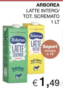 Coop ARBOREA LATTE INTERO/TOT.SCREMATO offerta