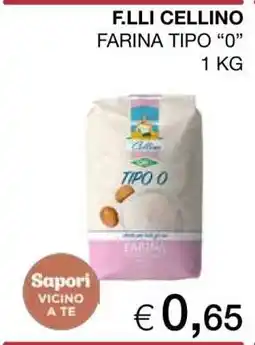 Coop F.LLI CELLINO FARINA TIPO “0” offerta