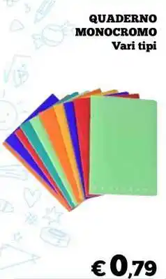Coop QUADERNO MONOCROMO offerta