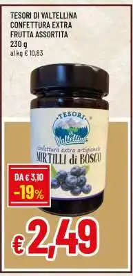 Famila TESORI DI VALTELLINA CONFETTURA EXTRA FRUTTA ASSORTITA offerta