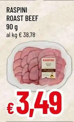 Famila RASPINI ROAST BEEF offerta