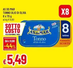 Famila AS DO MAR TONNO OLIO DI OLIVA offerta